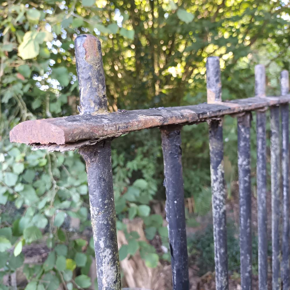 A Run Of Victorian Iron Railings