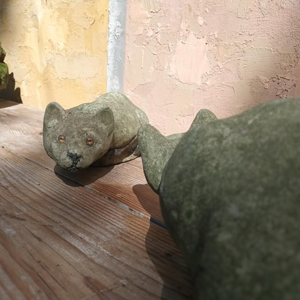 A Pair Of Cat Statues