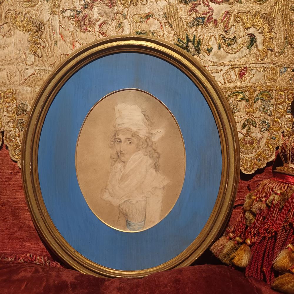 Oval Portrait Of Mrs Jordan, Prince Regent's Mistress