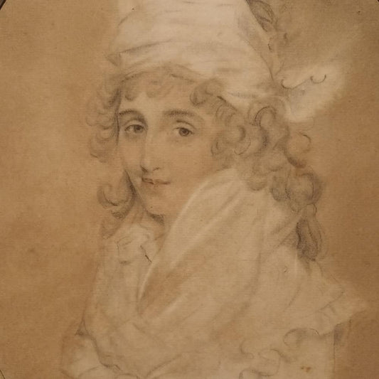 Oval Portrait Of Mrs Jordan, Prince Regent's Mistress