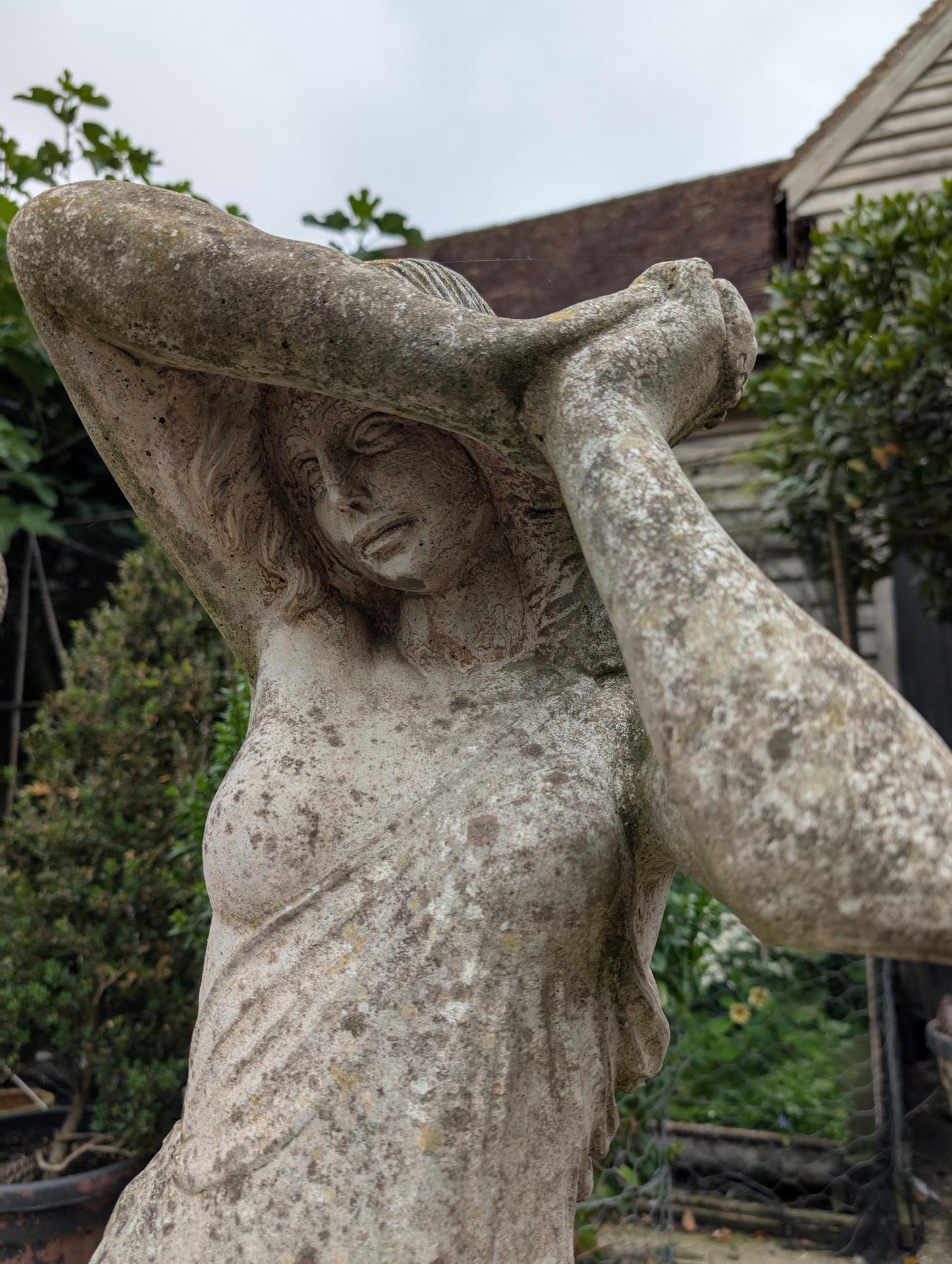 20th Century Statue Of Lady