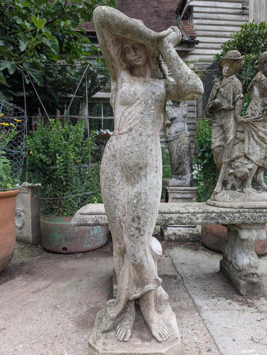 20th Century Statue Of Lady