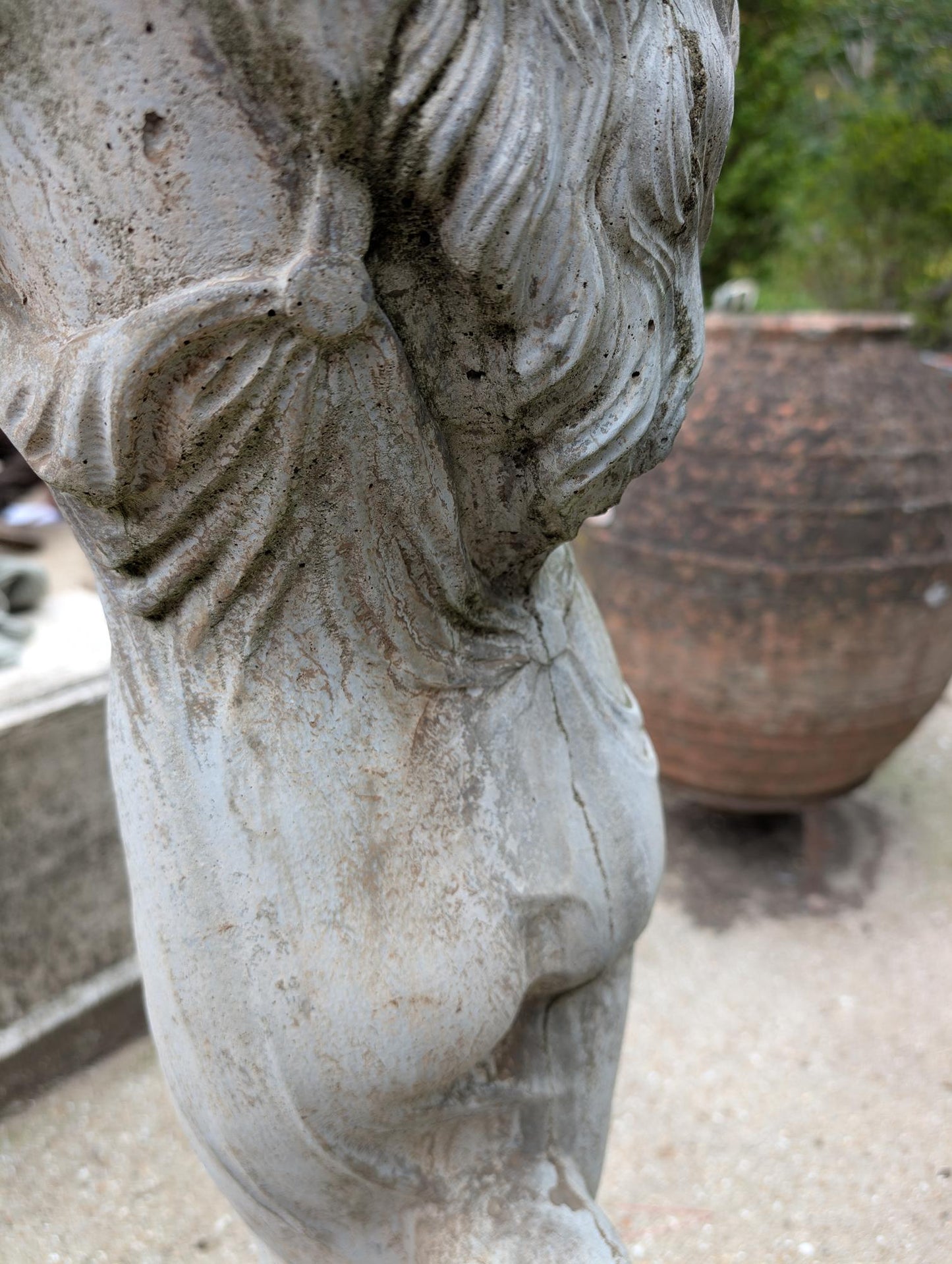 20th Century Statue Of Lady
