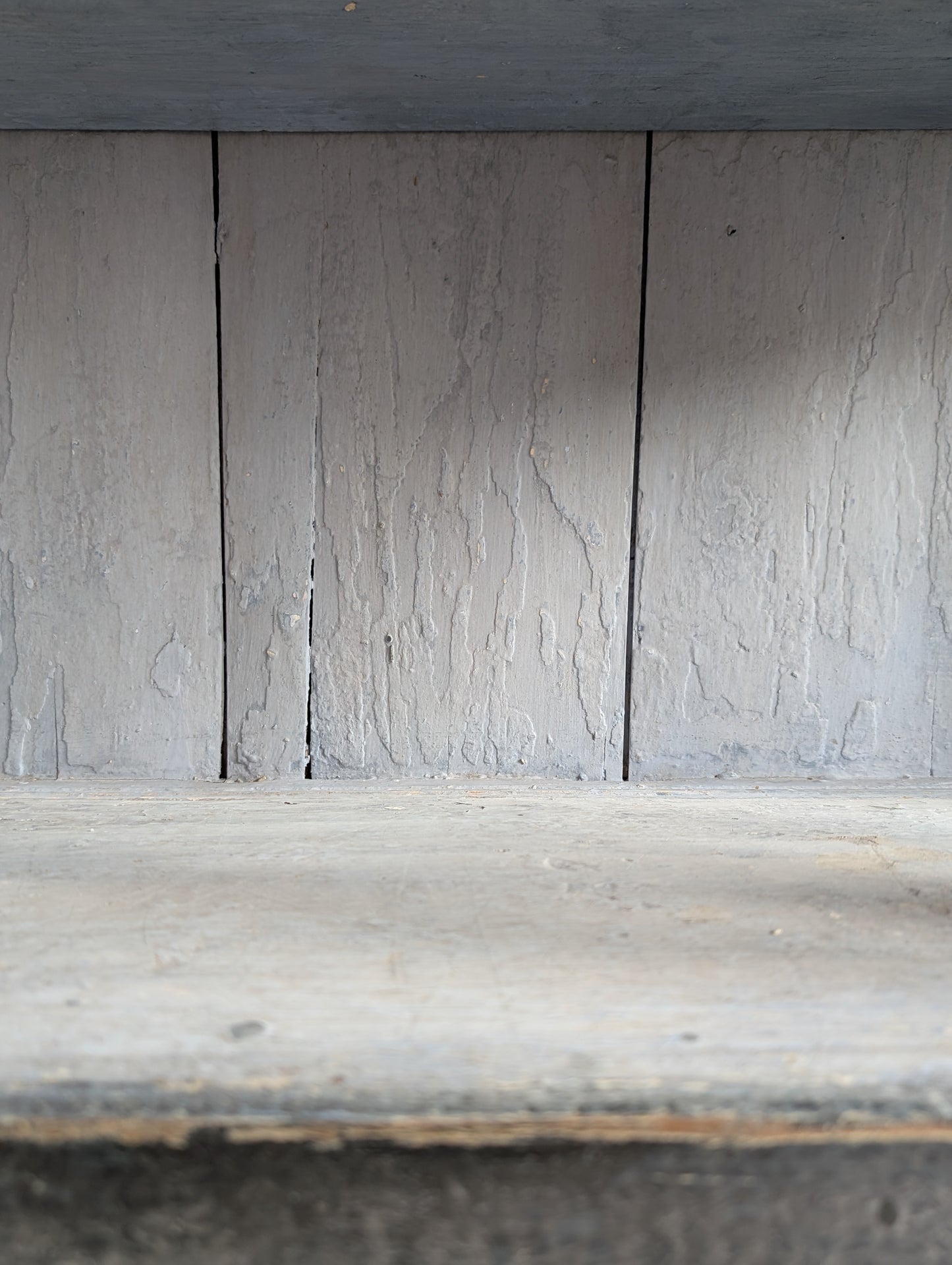 Antique Painted Dutch Vitrine