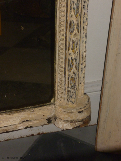 A 19th Century French Painted Mirror