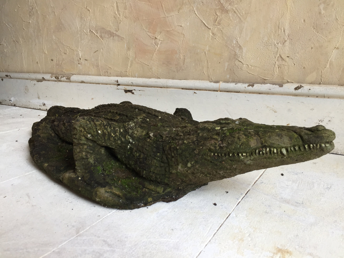 Composite Stone Crocodile
