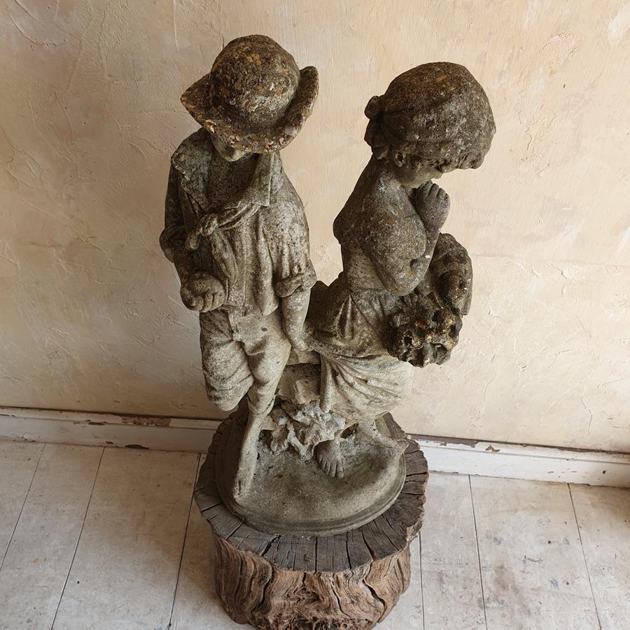 Statue Of Young Lovers