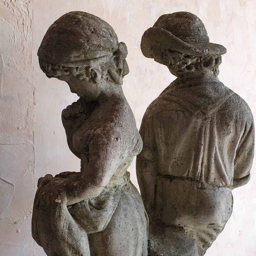 Statue Of Young Lovers