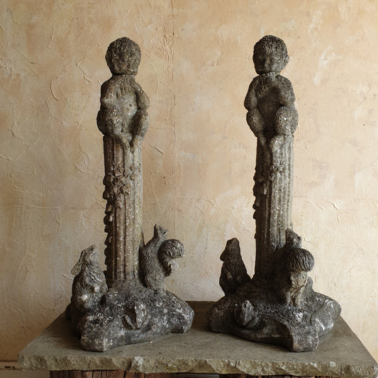 A Pair of Faun Putti's