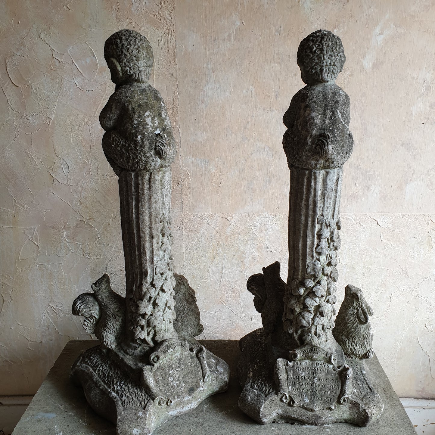 A Pair of Faun Putti's