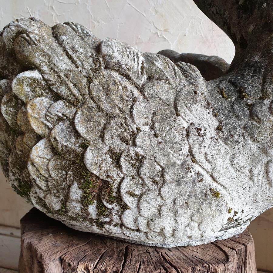 Pair Of Swan Planters
