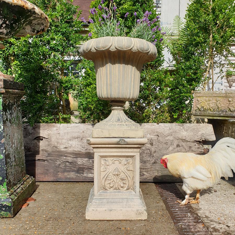 Art Deco Doulton & Co Urn On Plinth