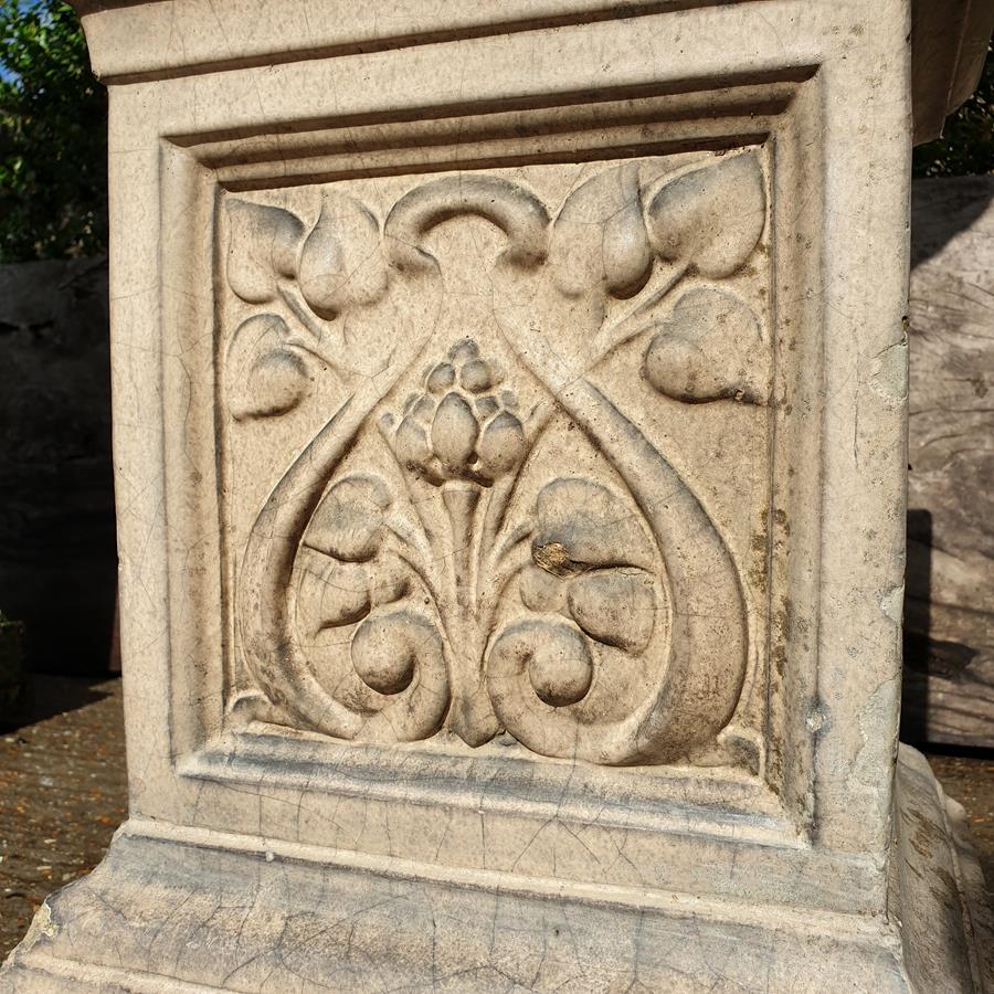 Art Deco Doulton & Co Urn On Plinth