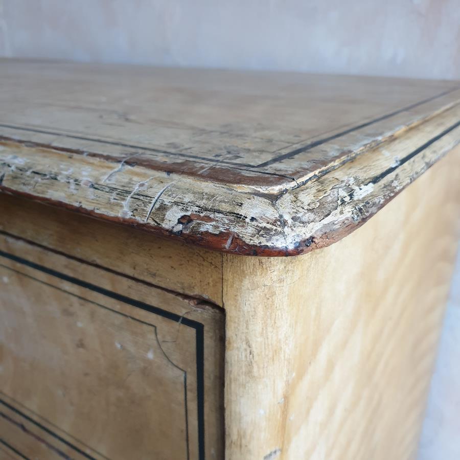 19th Century Painted Chest Of Drawers