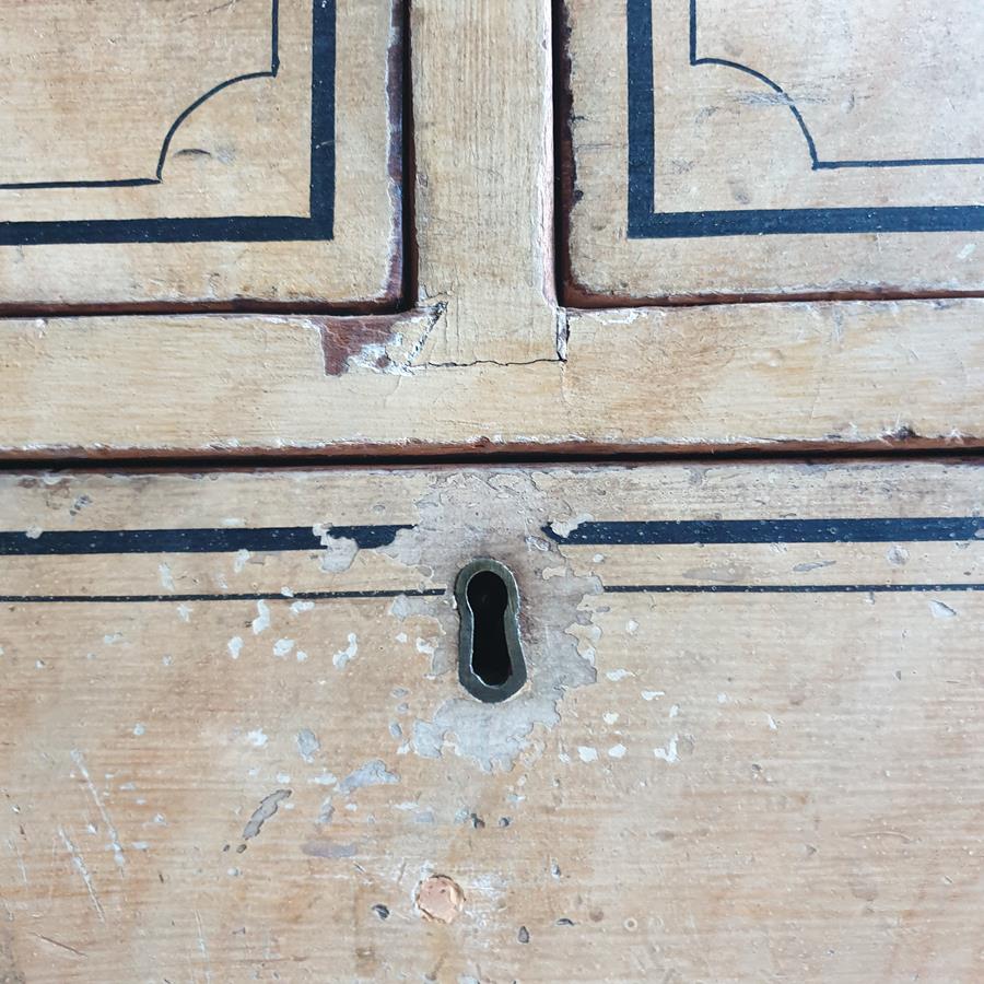 19th Century Painted Chest Of Drawers
