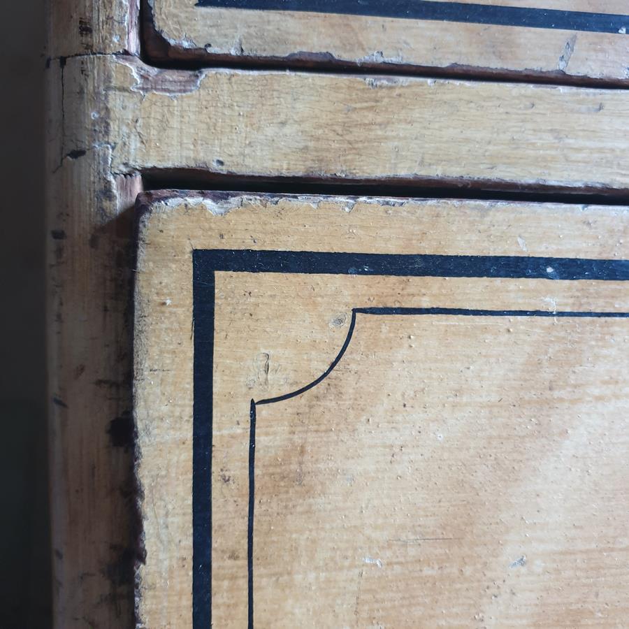 19th Century Painted Chest Of Drawers