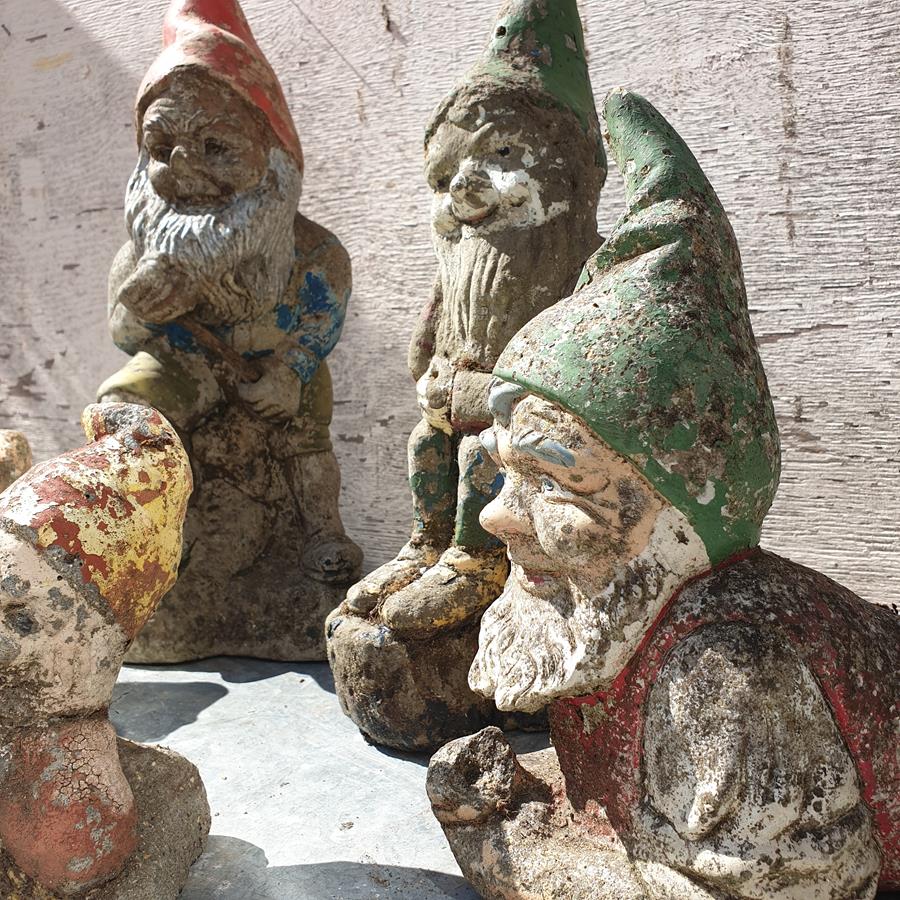 A Set Of Six Gnomes