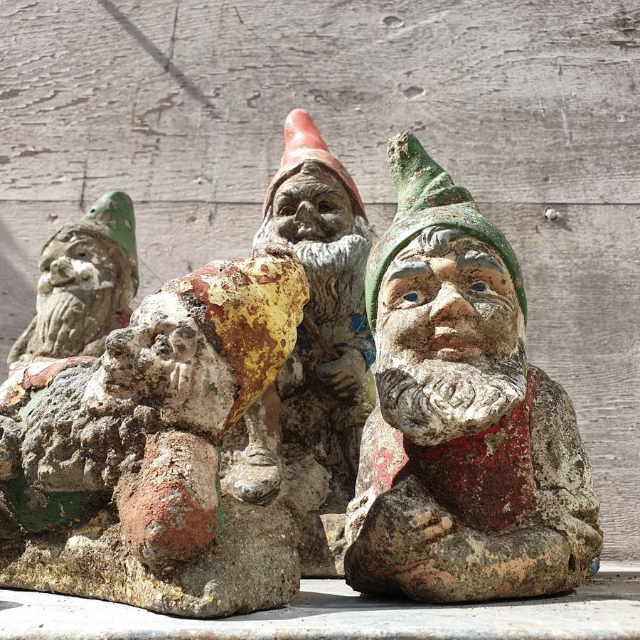 A Set Of Six Gnomes