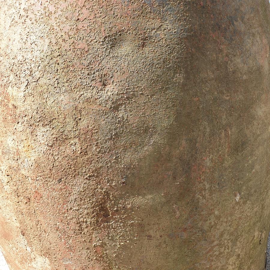 Victorian Iron Barrel Planter