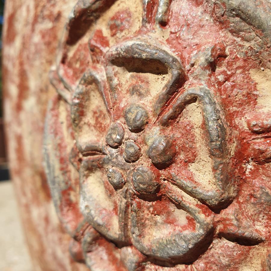 Victorian Iron Barrel Planter