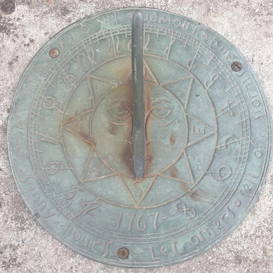 20th Century Baluster Sundial