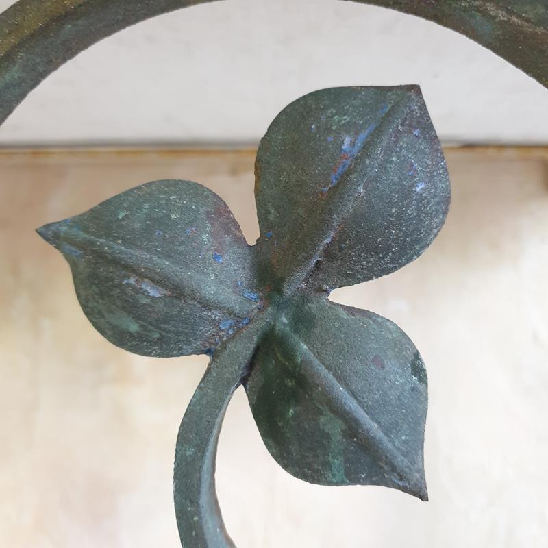 Bronze & Iron Tripod Console Table