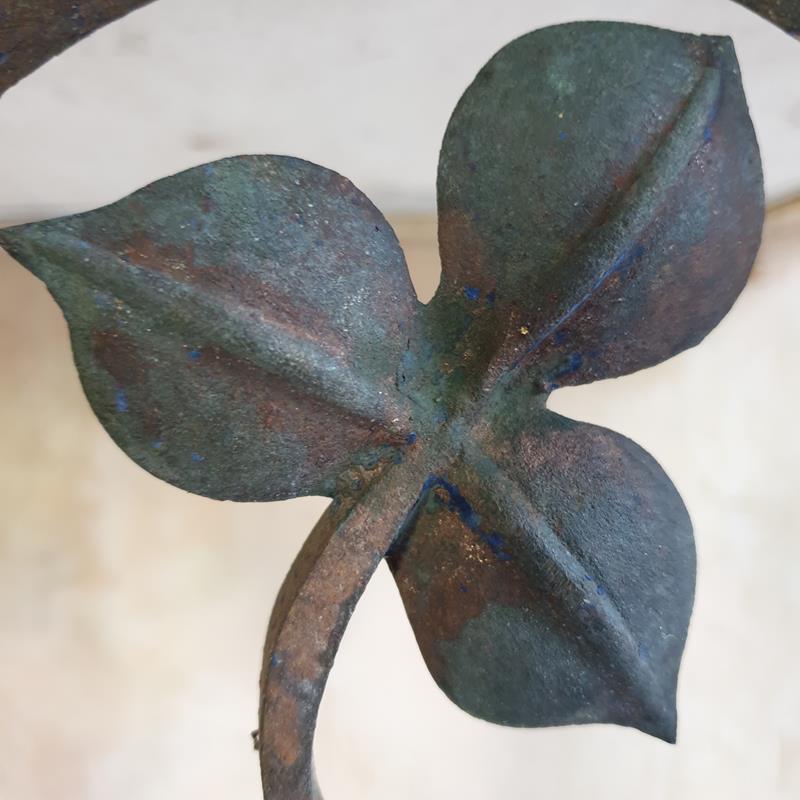 Bronze & Iron Tripod Console Table