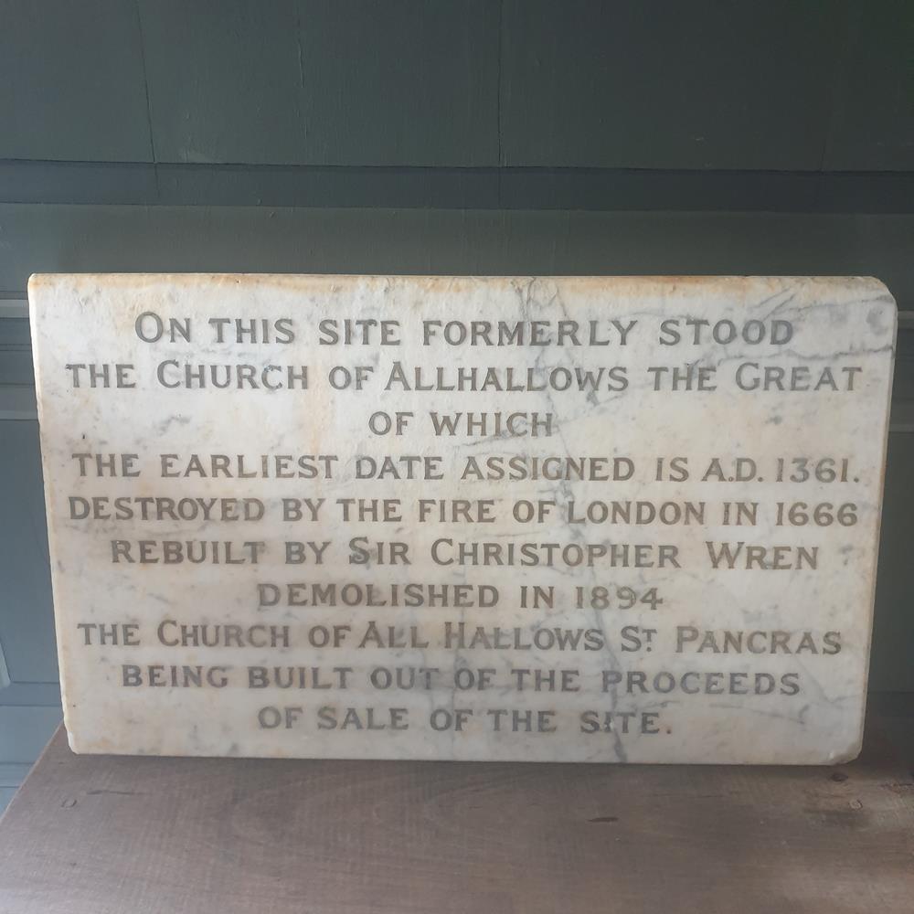 19th Century Marble Memorial