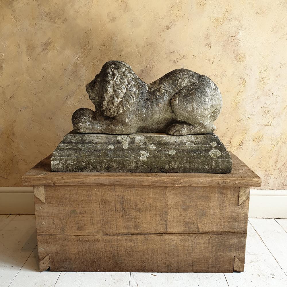 Lion On Plinth