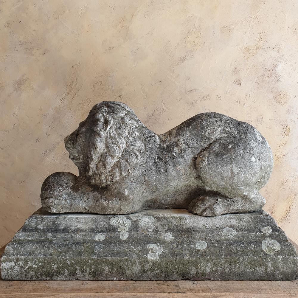 Lion On Plinth