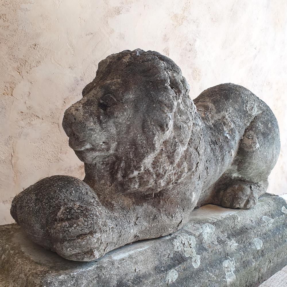 Lion On Plinth