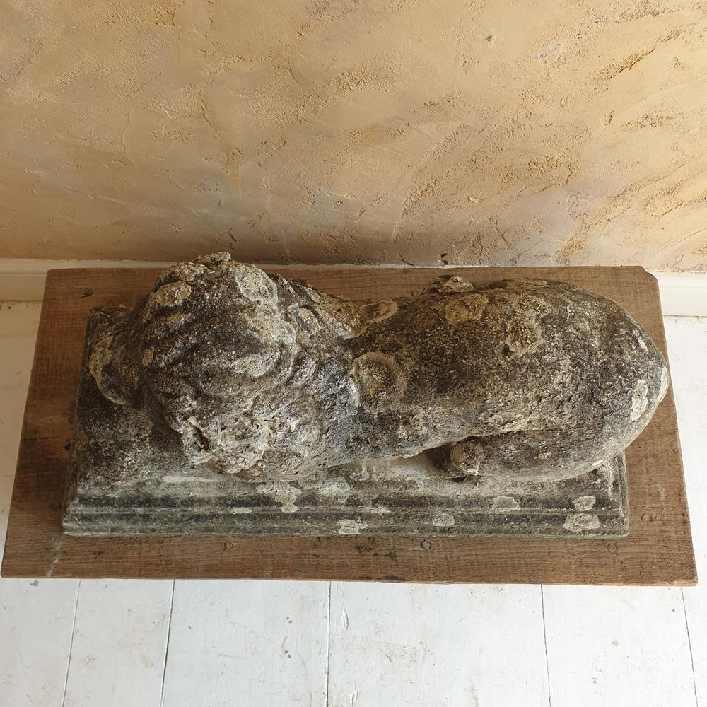 Lion On Plinth