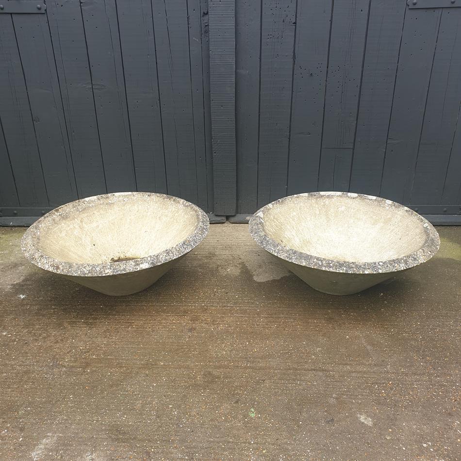 A Pair Of Modernist Planters