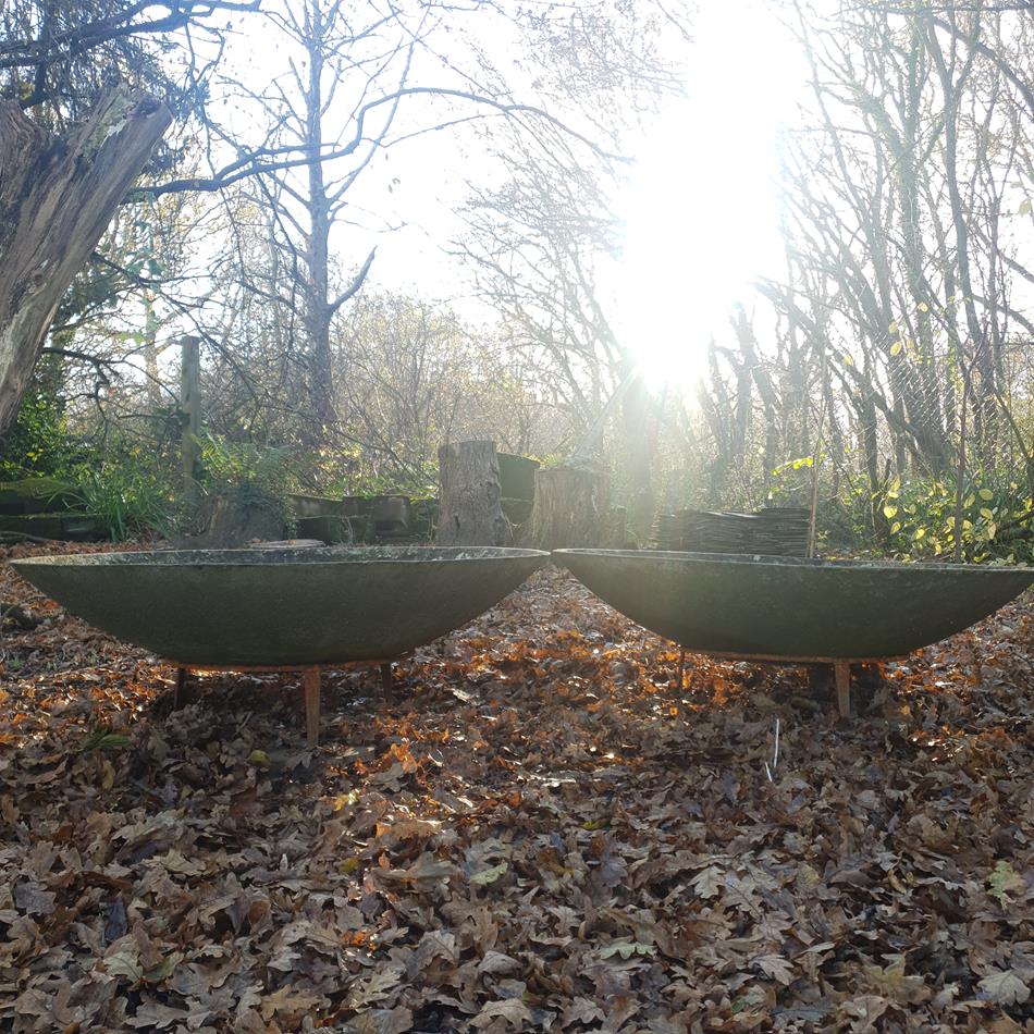 A Pair Of Modernist Planters