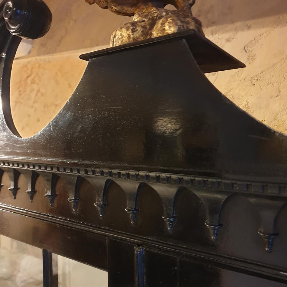 Ebonised Secretaire Cabinet