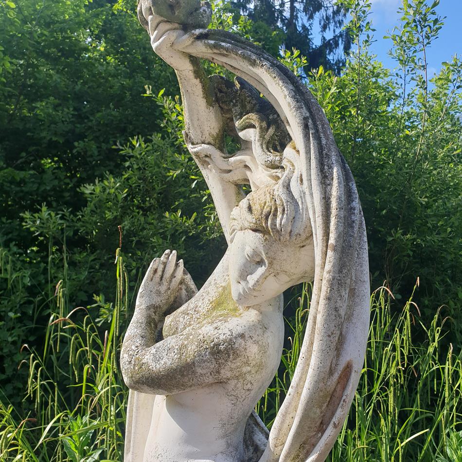 A Dancing Maiden Sculpture By Papini