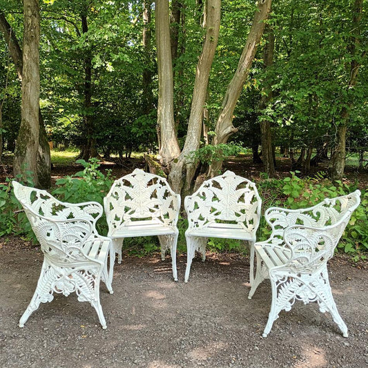 Set Of Four Coalbrookdale Style Chairs