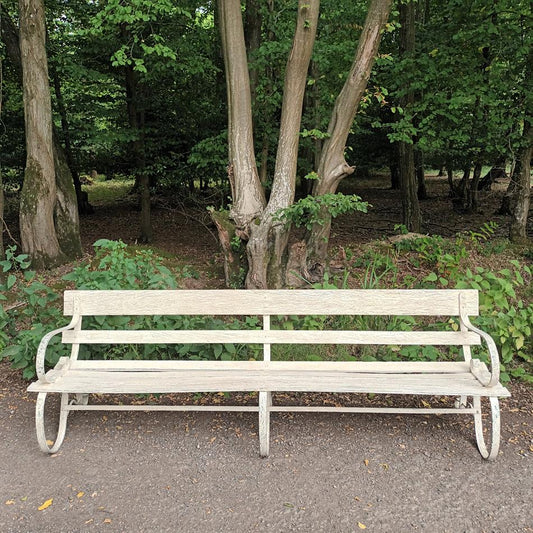19th Century Four Seater Iron Bench