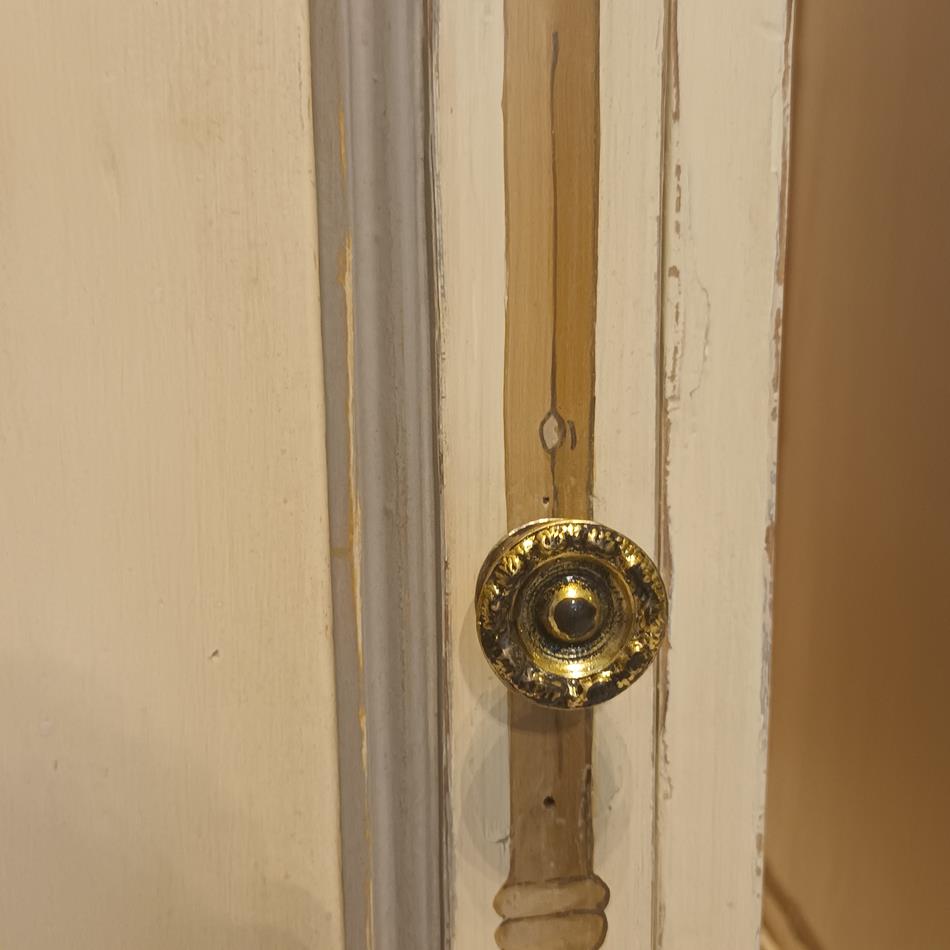 19th Century Bamboo Bedside Cupboards