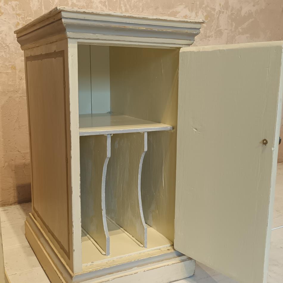 19th Century Bamboo Bedside Cupboards