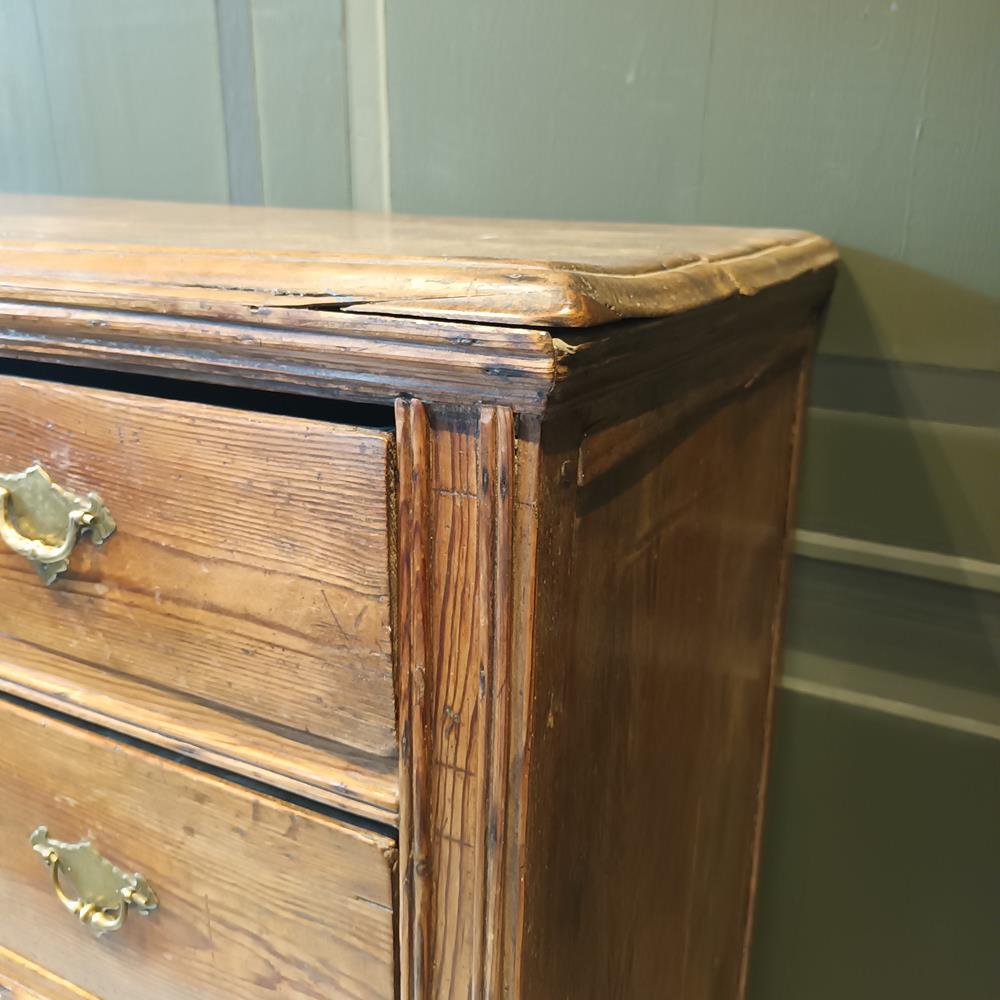 17th Century Pine Chest Of Drawers