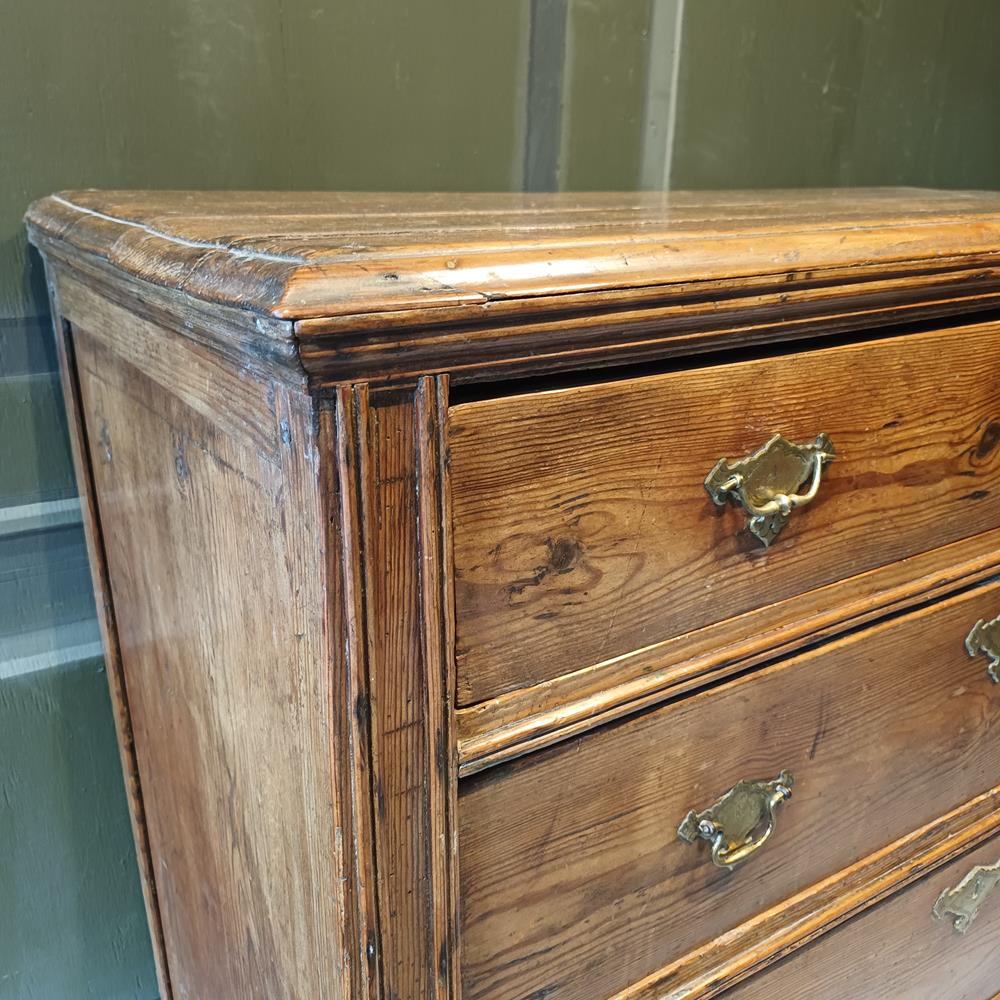 17th Century Pine Chest Of Drawers