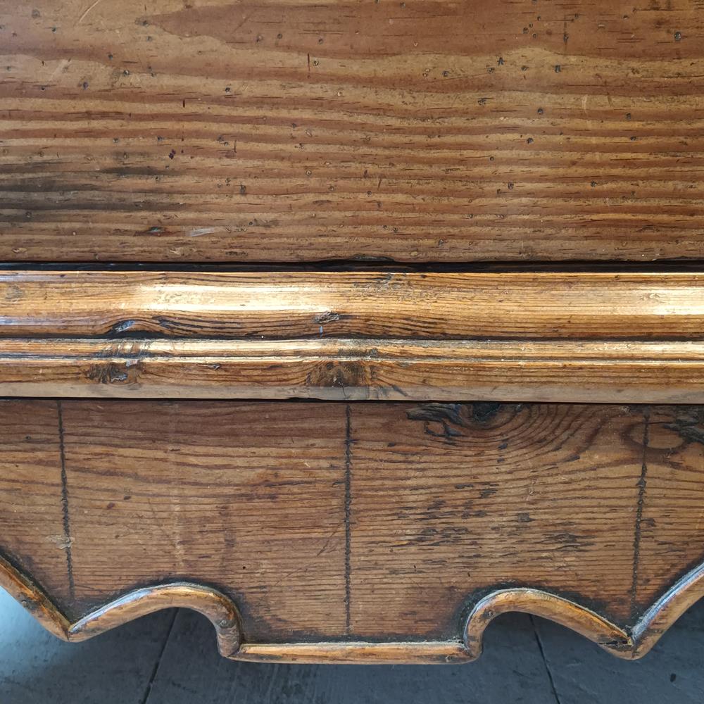17th Century Pine Chest Of Drawers