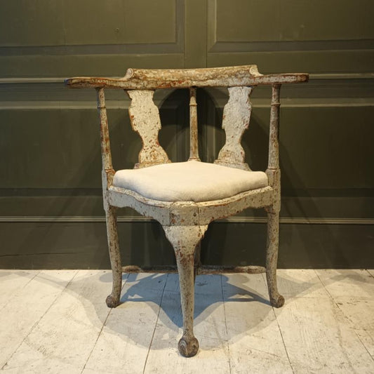 18th Century Gustavian Corner Chair