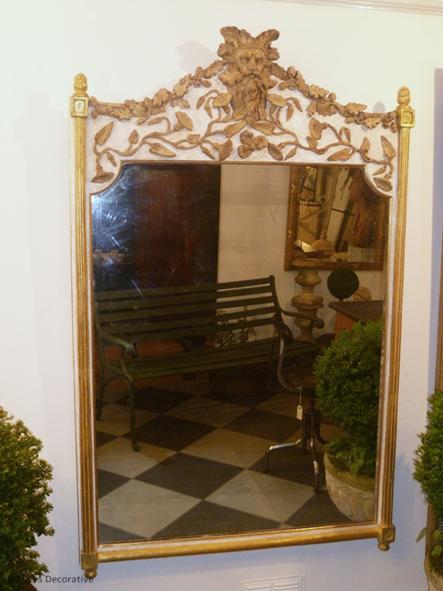 Edwardian Mirror With Later Embellishment
