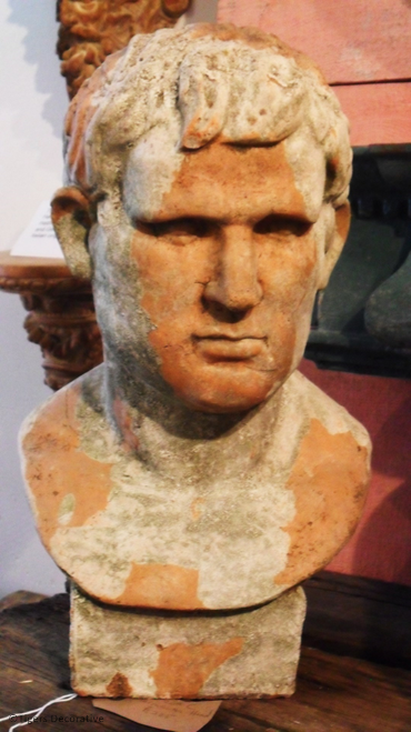 20th Century Terracotta Male Bust