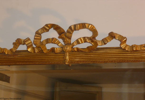19th Century Gilded French Mirror
