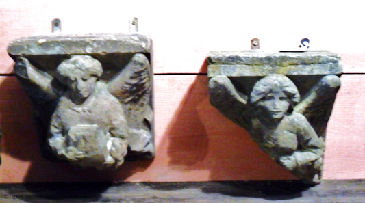 Pair Of Early 19th Century Stone Angels
