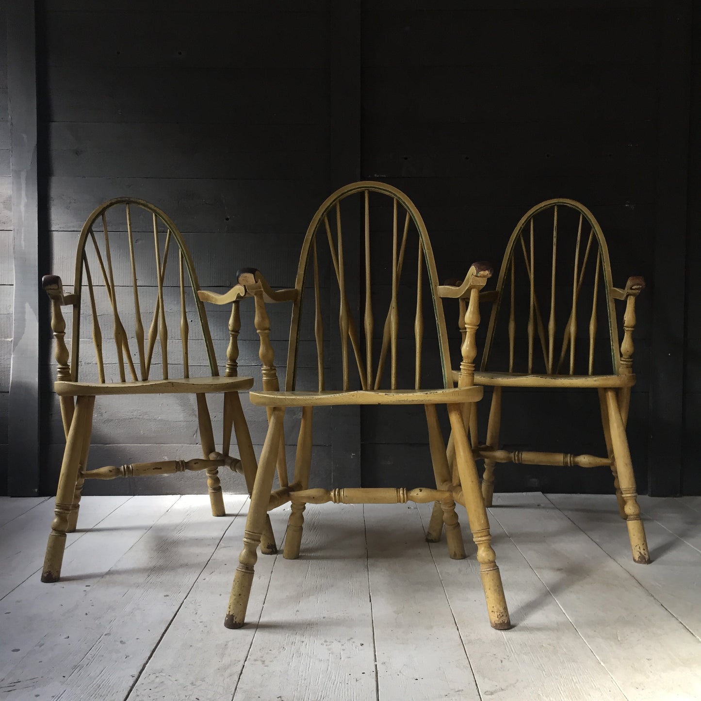Set Of Three Windsor Chairs