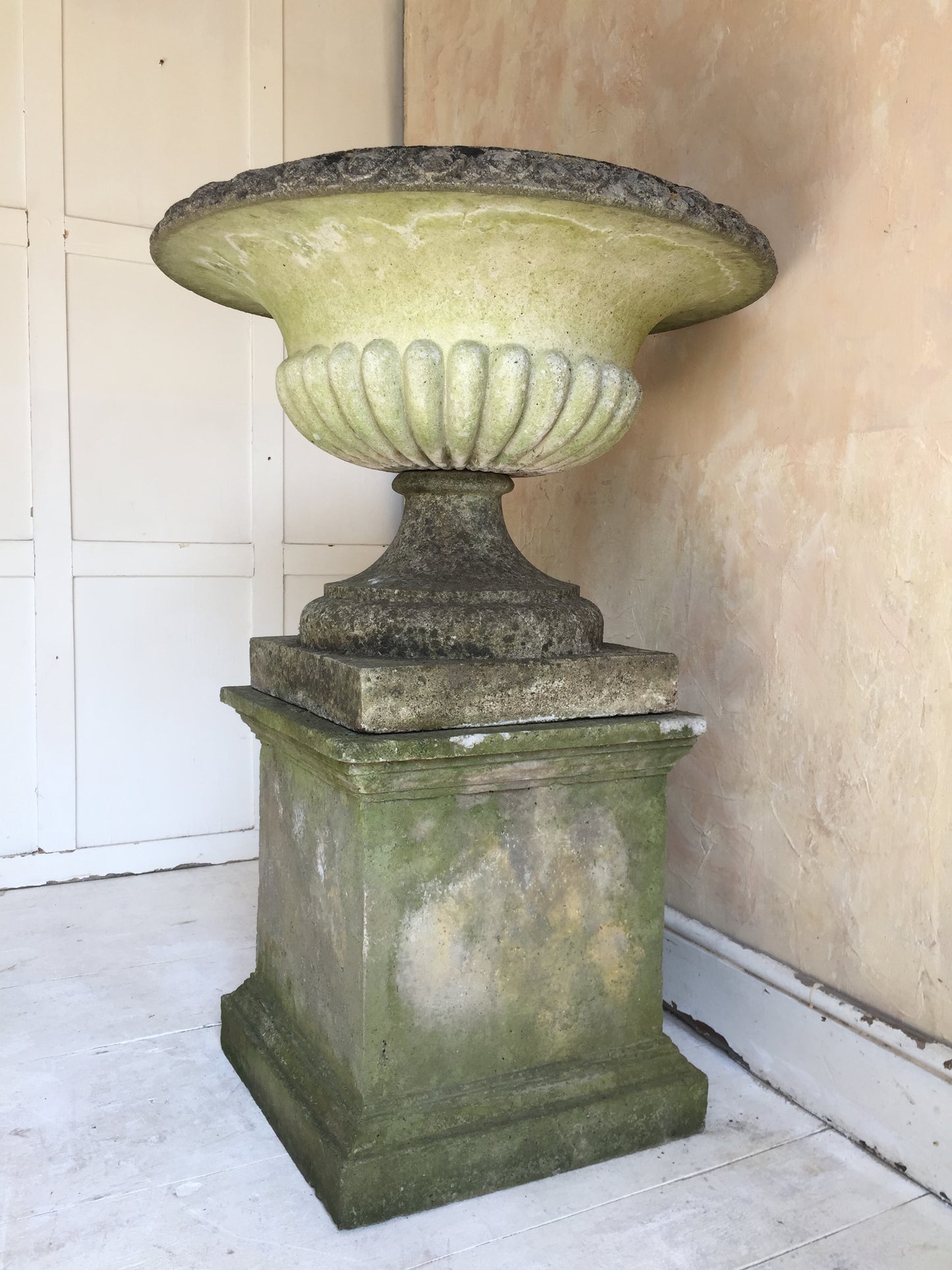 Urn On Pedestal